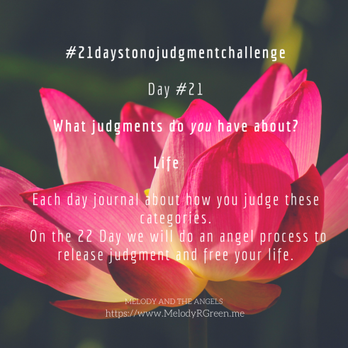 #21 21 day focus on judgment